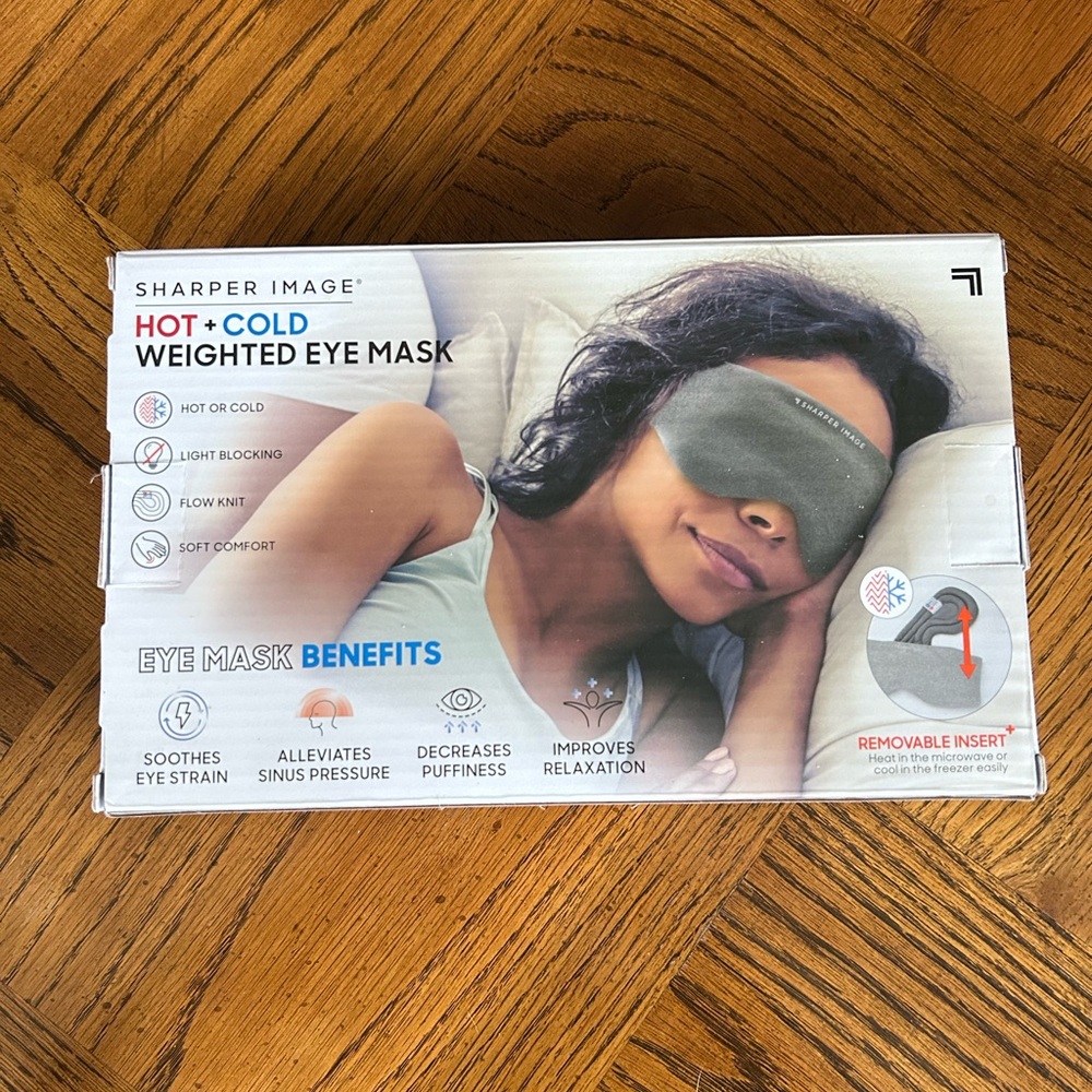 Sharper Image Hot + Cold Weighted Eye Mask